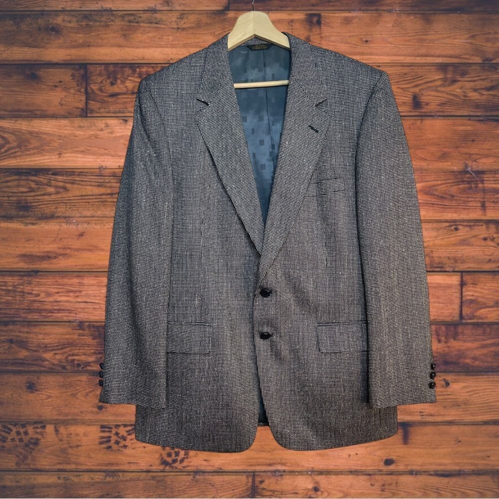 Ratner Clothes Grey Sports‎ Coat Blazer Size 44 (XL)